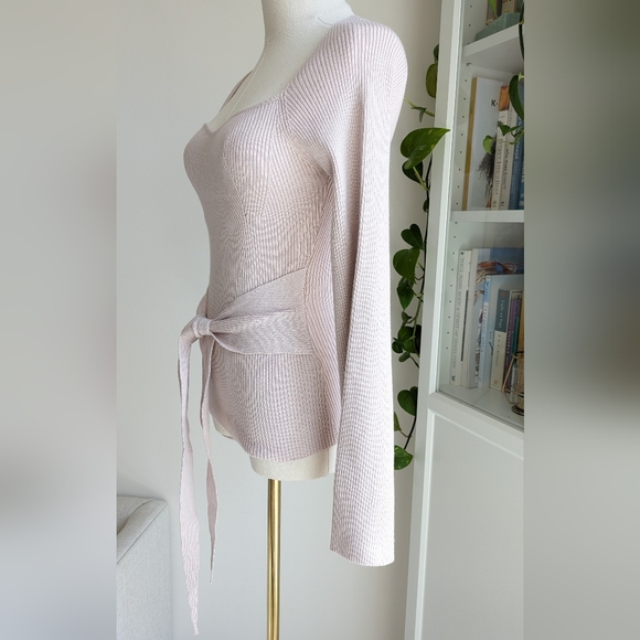 4 SIENNA ANTHROPOLOGIE Ribbed Top - Picture 6 of 7